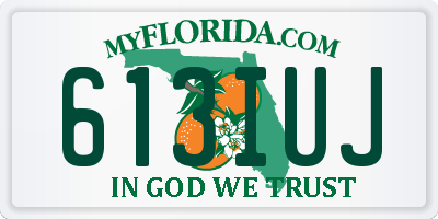 FL license plate 613IUJ