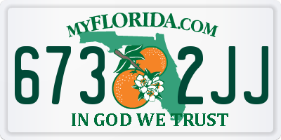 FL license plate 6732JJ