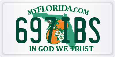 FL license plate 697IBS