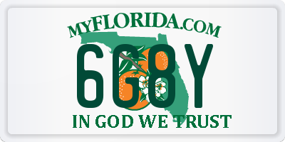 FL license plate 6G8Y