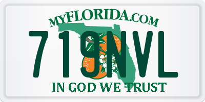 FL license plate 719NVL