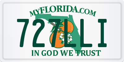 FL license plate 727LLI