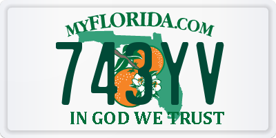 FL license plate 743YV