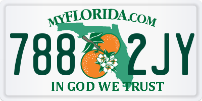 FL license plate 7882JY