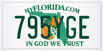 FL license plate 795YGE