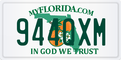 FL license plate 944QXM