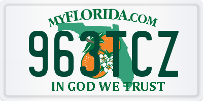 FL license plate 963TCZ