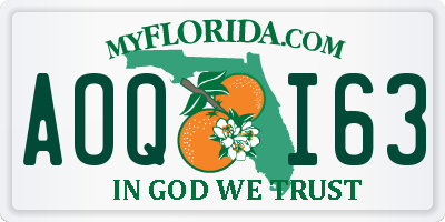 FL license plate AOQI63