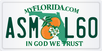 FL license plate ASML60