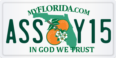 FL license plate ASSY15