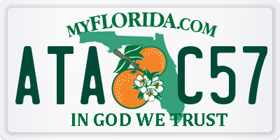 FL license plate ATAC57