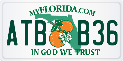 FL license plate ATBB36