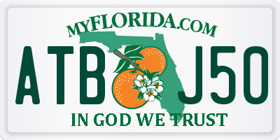 FL license plate ATBJ50