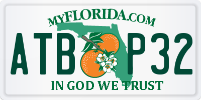 FL license plate ATBP32