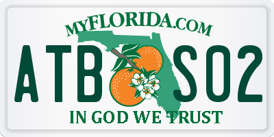 FL license plate ATBS02