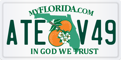 FL license plate ATEV49