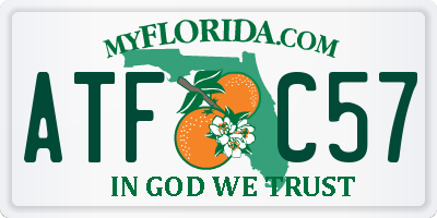 FL license plate ATFC57