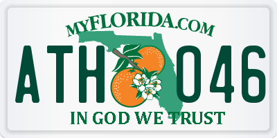 FL license plate ATHO46