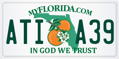 FL license plate ATIA39