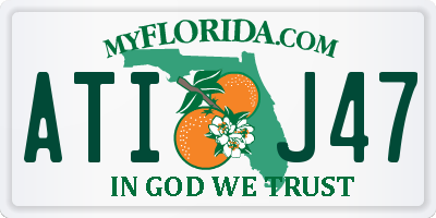 FL license plate ATIJ47