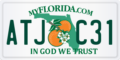FL license plate ATJC31