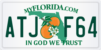 FL license plate ATJF64
