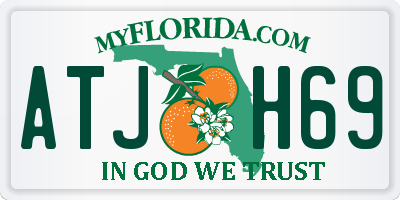 FL license plate ATJH69