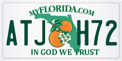 FL license plate ATJH72