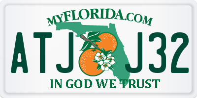 FL license plate ATJJ32