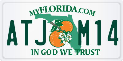 FL license plate ATJM14