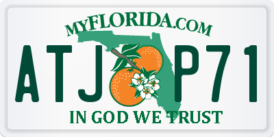 FL license plate ATJP71