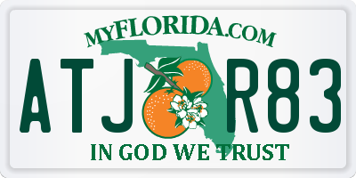 FL license plate ATJR83