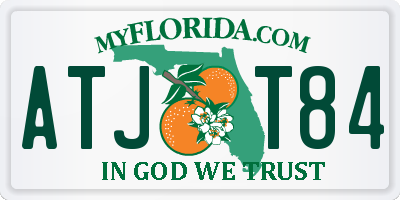 FL license plate ATJT84