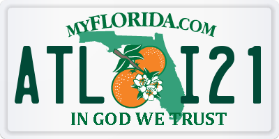 FL license plate ATLI21