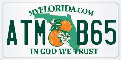 FL license plate ATMB65