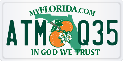 FL license plate ATMQ35