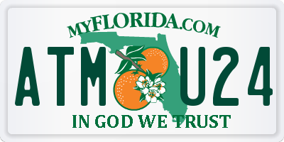 FL license plate ATMU24