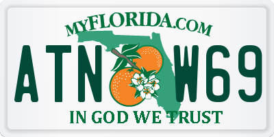 FL license plate ATNW69