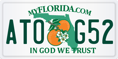 FL license plate ATOG52