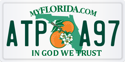 FL license plate ATPA97
