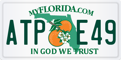 FL license plate ATPE49
