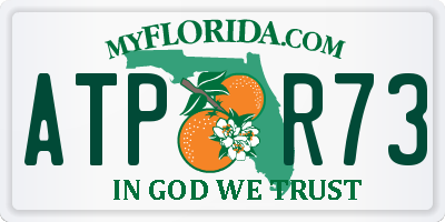 FL license plate ATPR73