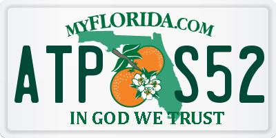 FL license plate ATPS52