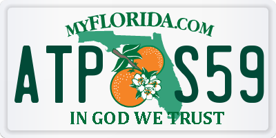 FL license plate ATPS59