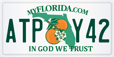 FL license plate ATPY42