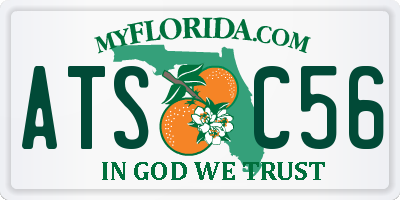 FL license plate ATSC56