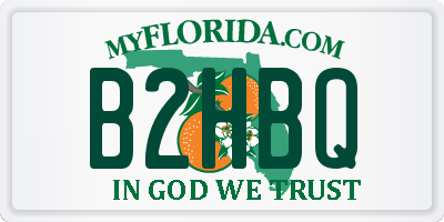 FL license plate B2HBQ