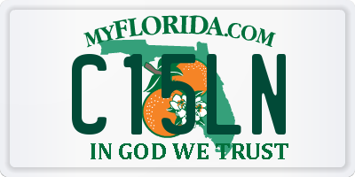 FL license plate C15LN