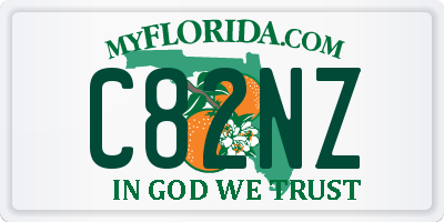 FL license plate C82NZ