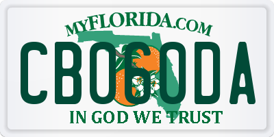 FL license plate CB060DA